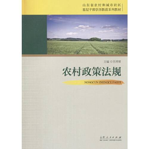 农村政策法规（2016年山东人民出版社出版的图书）