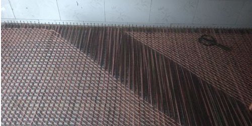 旧毛线怎么编织沙发坐垫