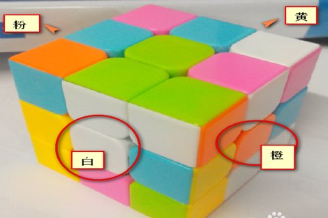 魔方第一步的十字怎么拼，要图解和所有能遇到的情况