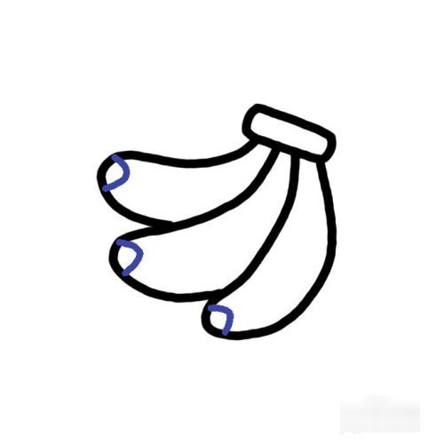 香蕉简笔画