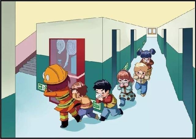 当发生火灾的时候，我们该如何逃生？