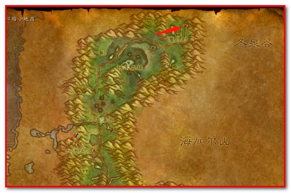 月光林地的飞行点在哪里啊？