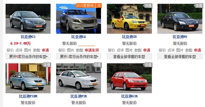 比亚迪汽车有哪些系列?