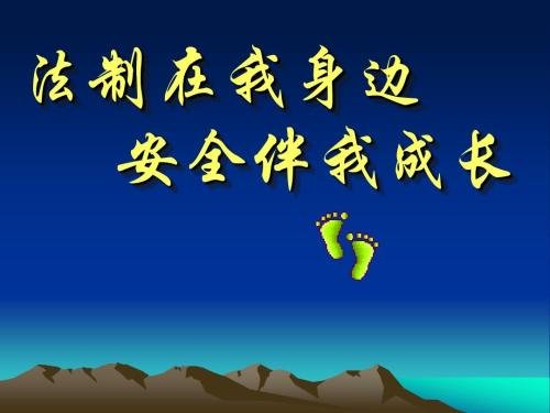 法制安全教育内容