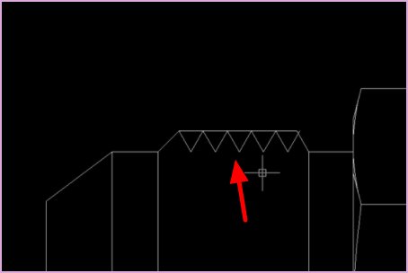 cad二维螺纹孔的画法