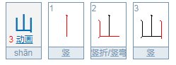 山字的演变过程
