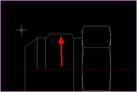 cad二维螺纹孔的画法