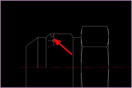 cad二维螺纹孔的画法
