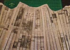 怎样用报纸制作衣服?