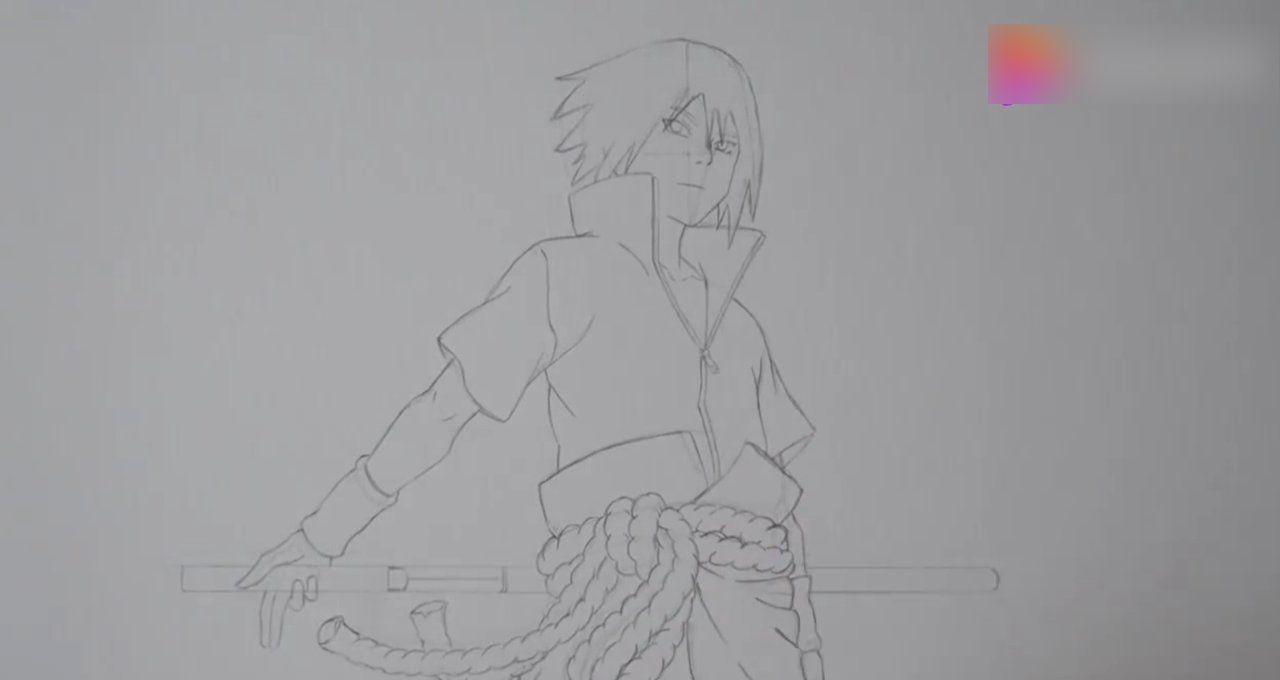 须佐能乎简笔画步骤