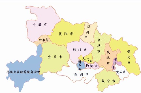 湖北省包括哪些城市?