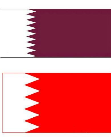 卡塔尔和巴林国旗有区别吗