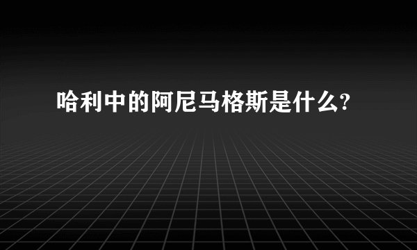 哈利中的阿尼马格斯是什么?