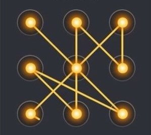 手机密码锁屏简单图案大全集