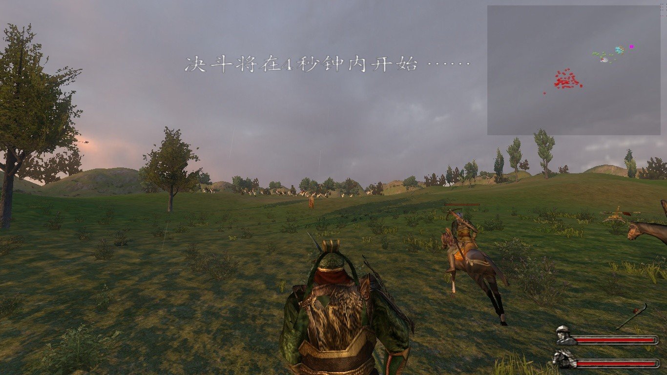 《骑马与砍杀风云三国》怎么在战场上单挑？