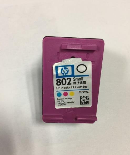 惠普803墨盒怎么加墨水？